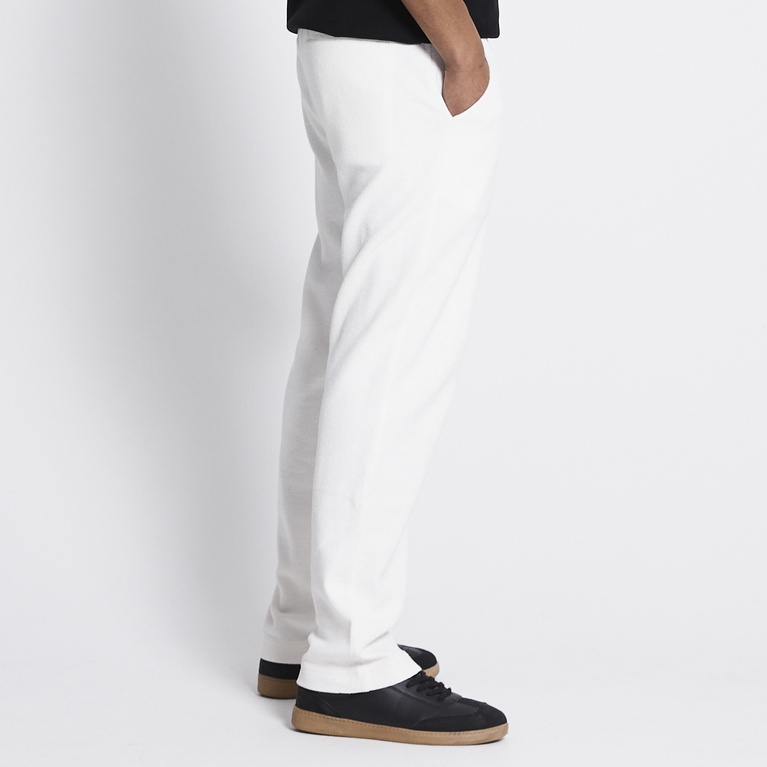 Drawstring pants "Liam Structure" Ivory